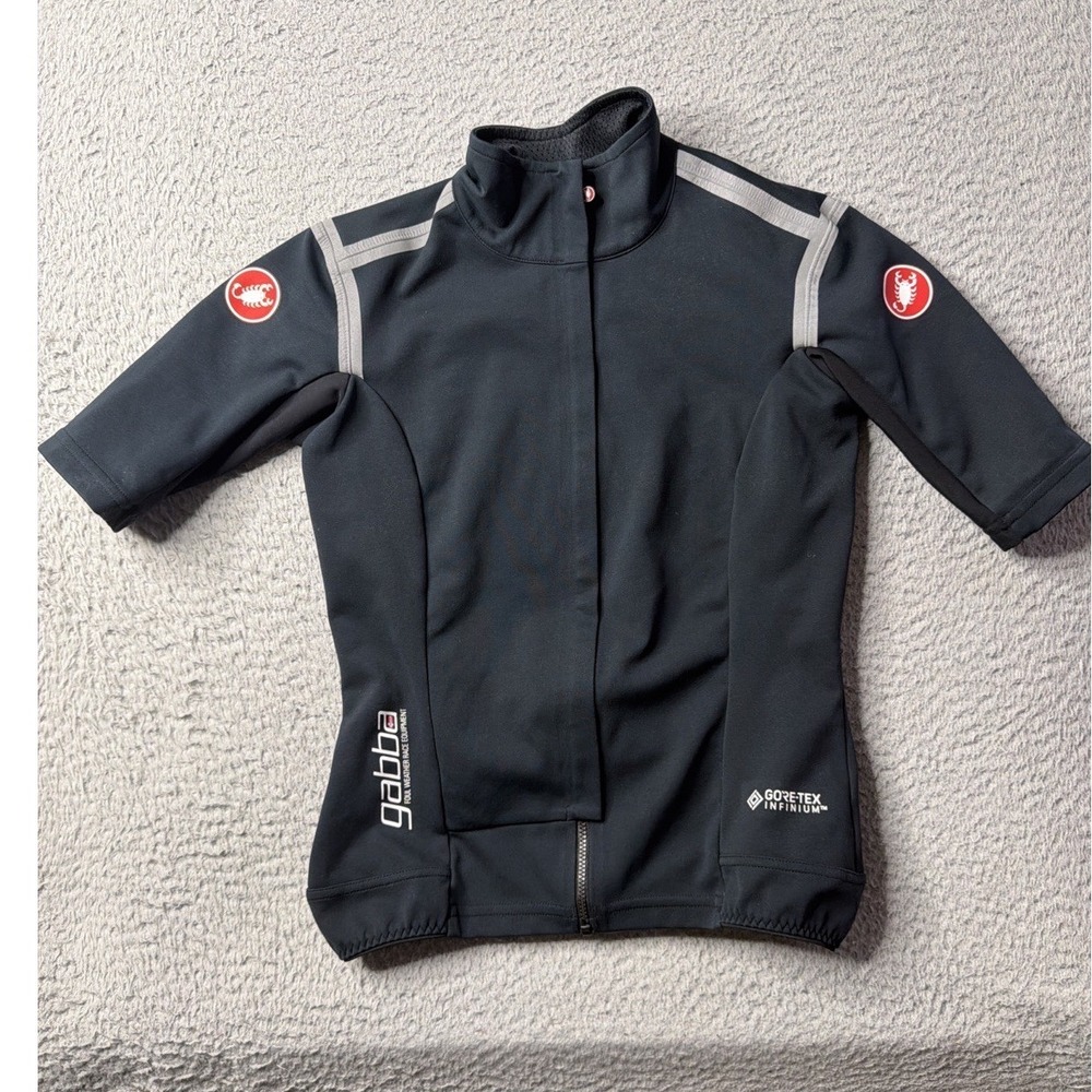 Castelli Gabba RoS cycling Women's XS foul weather SS Jersey GORE-TEX INFINIUM